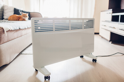 Are electric space heaters safe for kids